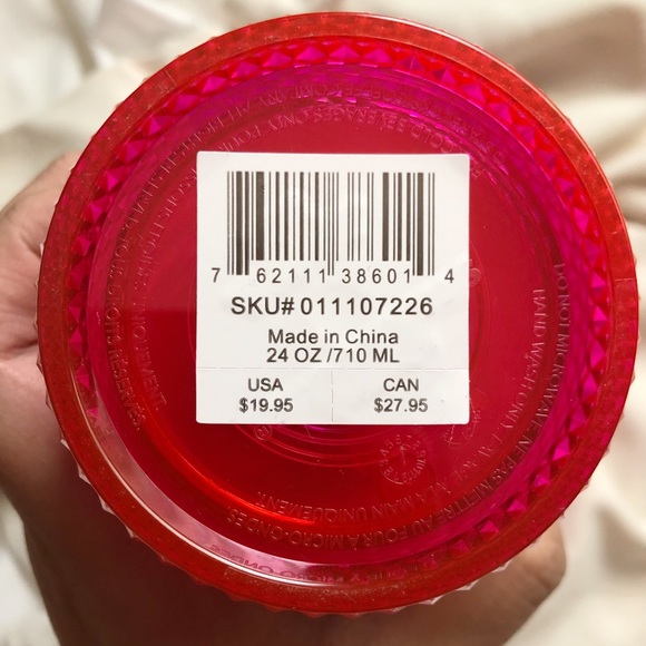 2019 Starbucks Venti Neon Hot Pink Studded Tumbler - Picture 3 of 5